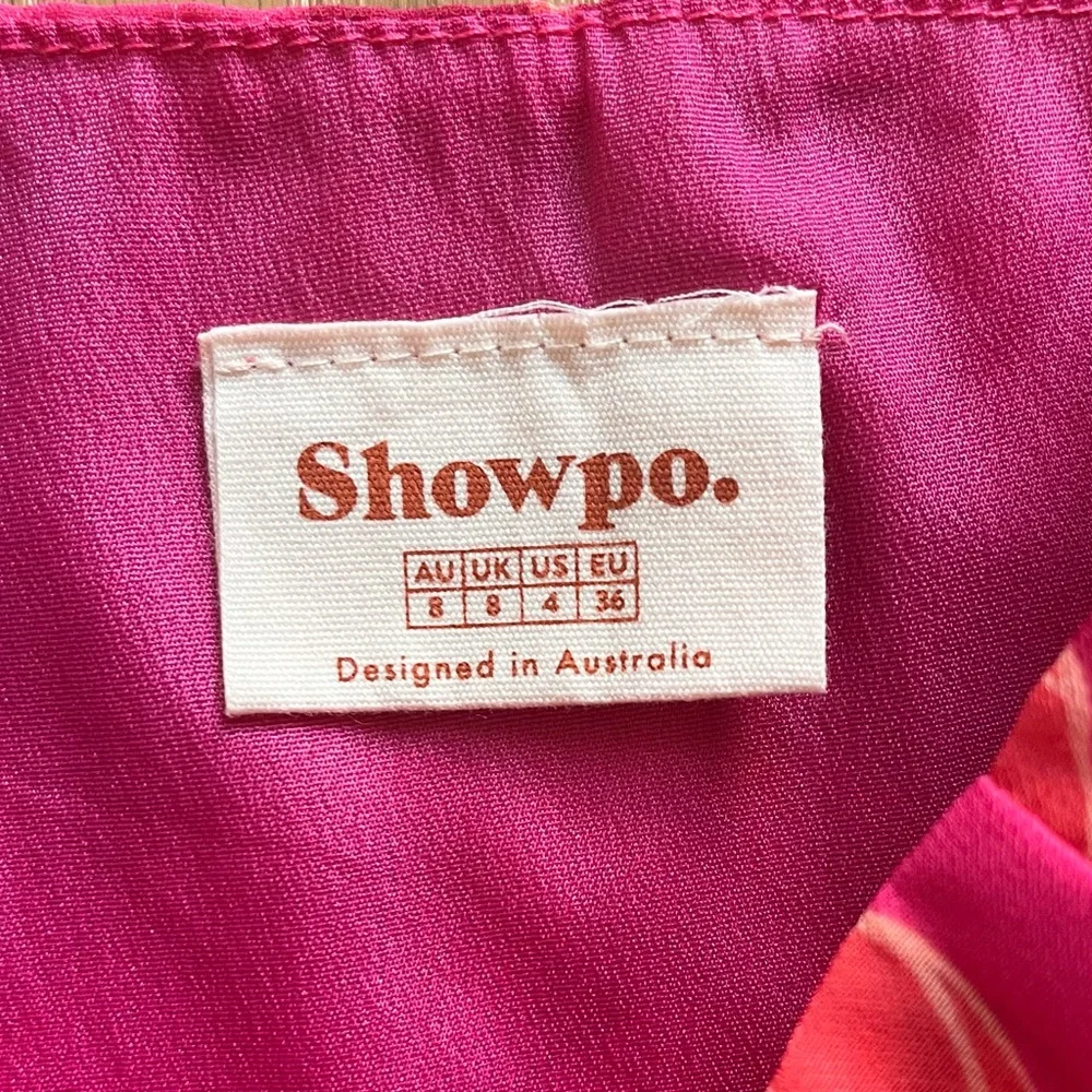 Showpo. Final Resort two piece ruffle sleeve mini skirt set  in berry floral - Picture 6 of 16